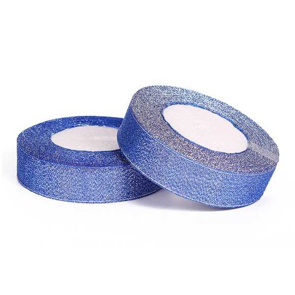 Nastro Blu Glitterato 10mmx23mt