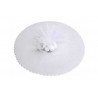 Velo Tulle Orlato Bianco 50pz Velo Tulle Orlato Bianco 50pz