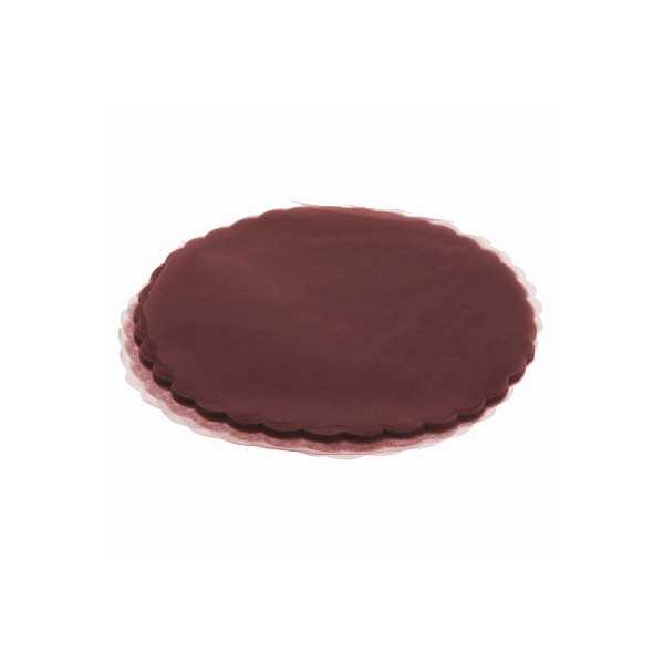 Velo Tulle Orlato Bordeaux 50pz