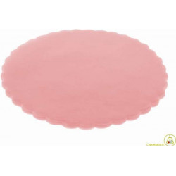 Velo Tulle Orlato Rosa Antico 50pz