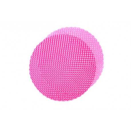 Velo Tulle Orlato Pois 50pz Fucsia