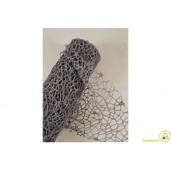 Veli in Polycotton Grigio Quadrati 24cm 20 pz