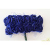 Rosa in spugna con inserti pois cm 2 pz 12 colore Viola Rosa in spugna con inserti pois cm 2 pz 12 colore Viola
