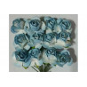 Fiore in carta cm 1 pz 12 colore azzurro