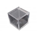 Scatola Cubo portaconfetti Opaco Grezzo in plexiglas 5x5x5cm