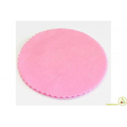 Velo Tulle Orlato Rosa 50pz