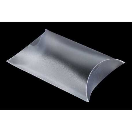 Bustina portaconfetti traslucido Bianco in PVC 5x5x2cm 4pz Bustina portaconfetti traslucido Bianco in PVC 5x5x2cm 4pz