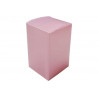 Scatola Quadrata portaconfetti traslucido Rosa in PVC 5x5x8cm 4pz