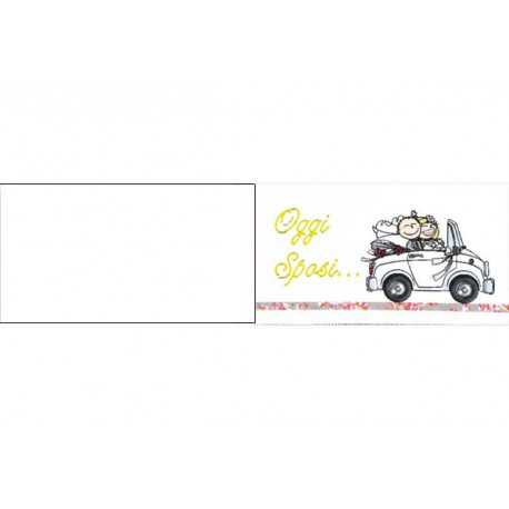 5 bigliettini per bomboniere stampabili Nozze Matrimonio Tema Auto 5 bigliettini per bomboniere stampabili Nozze Matrimonio Tema Auto