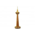 Puzzle 3D grande in legno tema Kuala Lumpur Tower