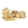 Puzzle 3D grande in legno tema Ponte cinese Puzzle 3D grande in legno tema Ponte cinese