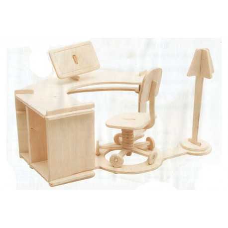 Puzzle 3D in legno tema Office Puzzle 3D in legno tema Office