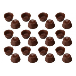 24 Cialde Scodelline Cioccolato Extra Fondente