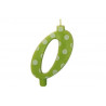 Candela Pois Verde Lime Maxi cm 12 n° 0