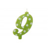 Candela Pois Verde Lime Maxi cm 12 n° 9