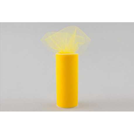 Rotolo tulle Giallo 25cmx100m Rotolo tulle Giallo 25cmx100m