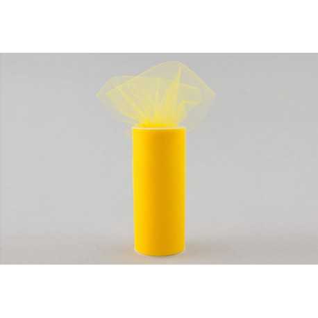 Rotolo tulle Giallo 25cmx100m