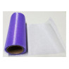 Rotolo in organza effetto lucido Lavanda Lilla Glicine 14cmx8m