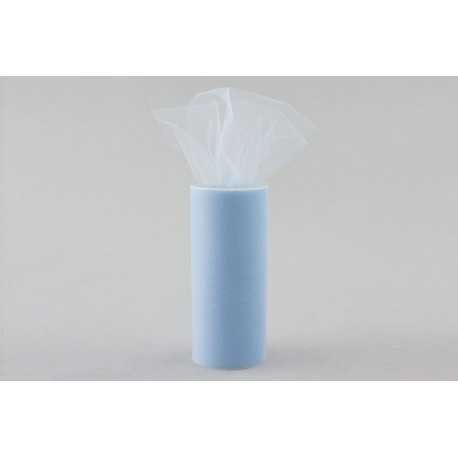 Rotolo tulle Celeste 25cmx100m Rotolo tulle Celeste 25cmx100m