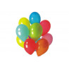 100 palloncini multi colore diametro 19cm