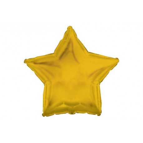 Palloncino a forma di Stella Oro 45cm Palloncino a forma di Stella Oro 45cm