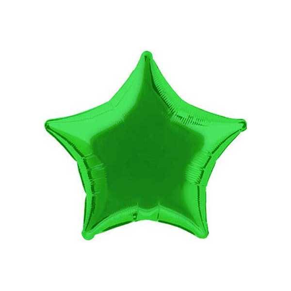 Palloncino a forma di Stella Verde 45cm