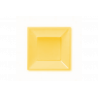 Piatto Quadro in Ps Giallo cm 18 pz 20 Piatto Quadro in Ps Giallo cm 18 pz 20