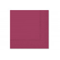 Tovaglioli 25x25 - 2 veli 100 pz Bordeaux