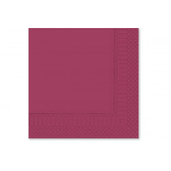 Tovaglioli 25x25 - 2 veli 100 pz Bordeaux