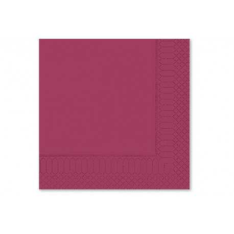 Tovaglioli 25x25 - 2 veli 100 pz Bordeaux