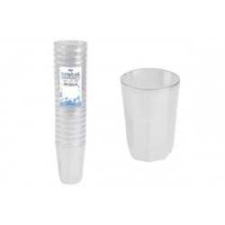 Bicchieri Cocktail Ottagonali Trasparenti pz 20 cc 400