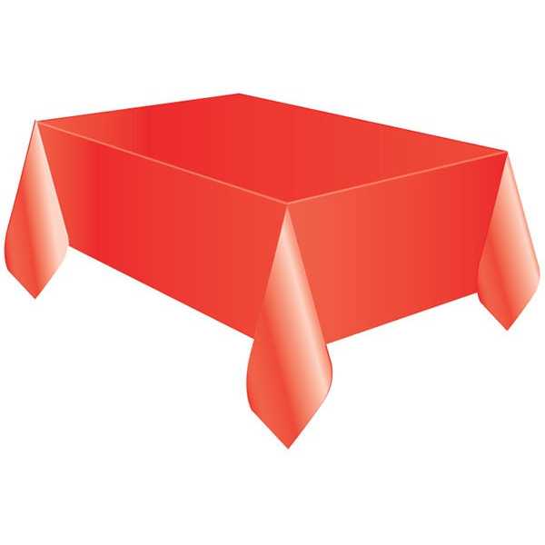 Tovaglia Quadrata Rossa in Cotonato Monouso 100x100cm