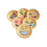 Piatti Piani 23 cm - pz 6 Emoticons Smiles Assortiti Piatti Piani 23 cm - pz 6 Emoticons Smiles Assortiti