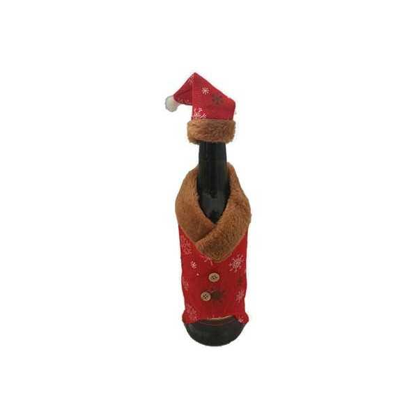 Vestitino Babbo Natale “Elegance” per bottiglia