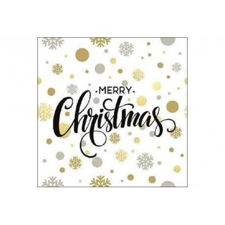 Tovaglioli 33x33 - 3 Veli pz 20 tema Christmas Dots Tovaglioli 33x33 - 3 Veli pz 20 tema Christmas Dots