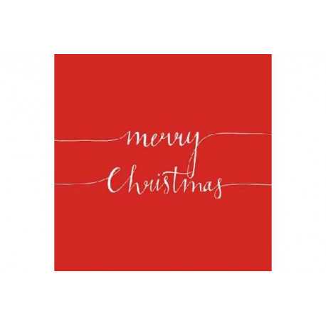 Tovaglioli 33x33 - 3 Veli pz 20 tema Merry Christmas Tovaglioli 33x33 - 3 Veli pz 20 tema Merry Christmas