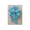 Coccarda Fiocco piccola o Coccardina Celeste e pois bianchi 23mm 10pz Coccarda Fiocco piccola o Coccardina Celeste e pois bianchi 23mm 10pz