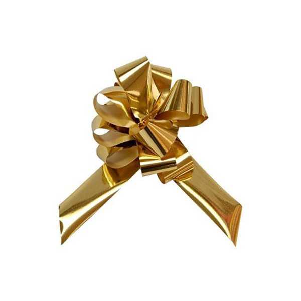 Nastro oro metallizzato per palloncini e confezioni regalo