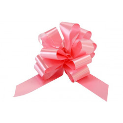 Coccarda autotirante gran fiocco Rosa 5cm 10pz