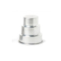 Stampo Mini Wedding Cake 3 Piani in Alluminio Ø7×H8cm – Linea Liotti | Stampo per Mini Torte