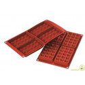 Waffel Classic Silikomart stampo in silicone per 4 waffel 130x81 h 17 mm
