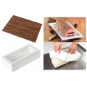 Stampo per tronchetto di natale o Bûche Wood di Silikomart