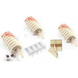 Tango Silikomart 4 Mini o 4 Mono gelati spirale: stampi in silicone GEL04