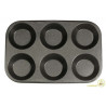 Plateau antiaderente a 6 formine liscie cm 8.5 xh2 Plateau antiaderente a 6 formine liscie cm 8.5 xh2