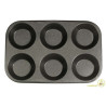 Vespa Plateau 6 Cavità Lisce – Teglia in Alluminio Antiaderente per Tartellette e Tortine Ø8,5×H1,6 cm