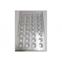 Stampo per cioccolato forma cremino rigato gr 10