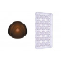 Stampo cioccolato forma bocciolo cuneese 12 g in policarbonato
