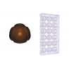 Stampo cioccolato forma bocciolo cuneese 12 g in policarbonato