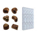 Stampo cioccolatini praline miste 9 g in policarbonato