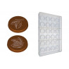 Stampo cioccolato cialda tonda con cabosse Stampo cioccolato cialda tonda con cabosse